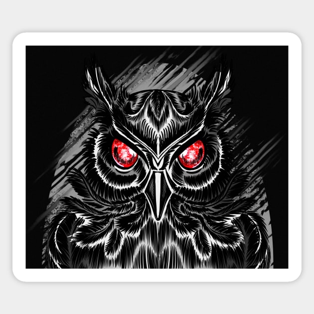 Night owl Sticker by daghlashassan